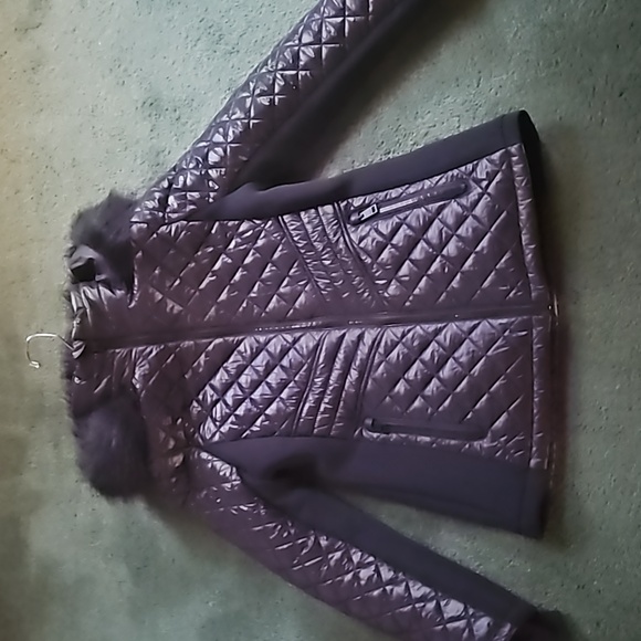 Womens Michael Kors Black quilted coat - Picture 7 of 7